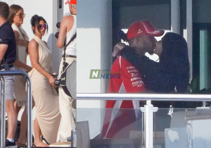 Lewis Hamilton Kim Kardashian Monaco GP