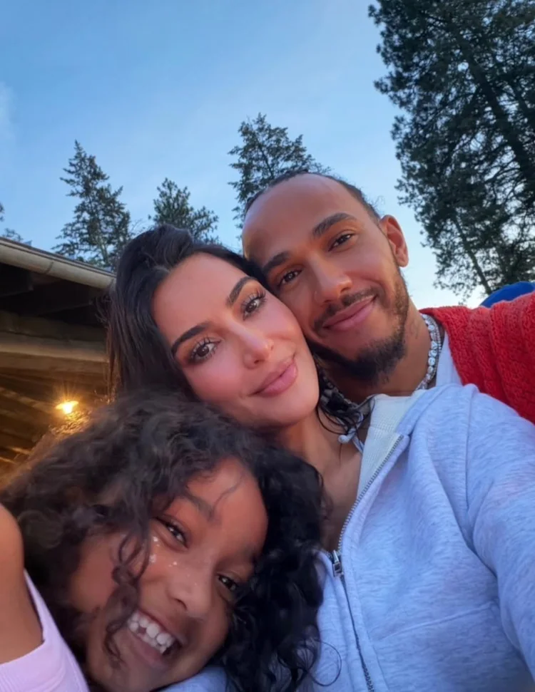 Kim Kardashian Lewis Hamilton
