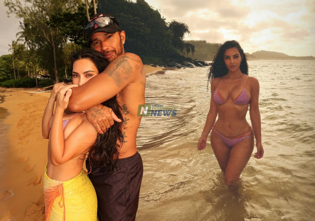 Kim Kardashian Lewis Hamilton