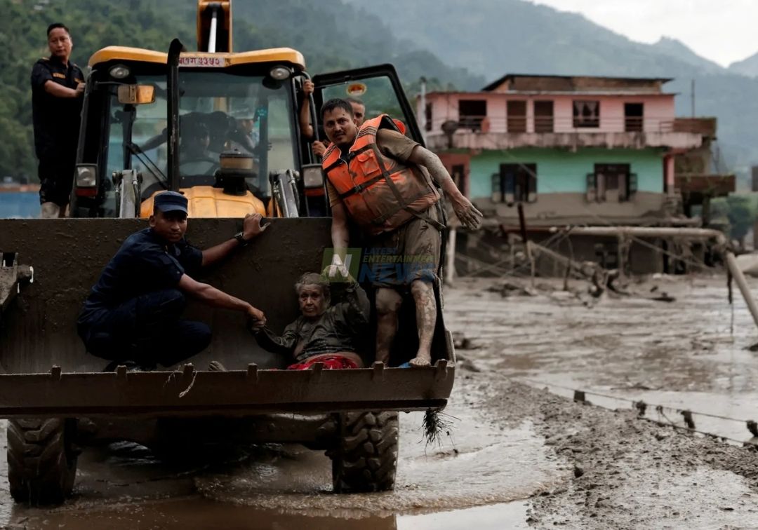 Nepal floods rescue
