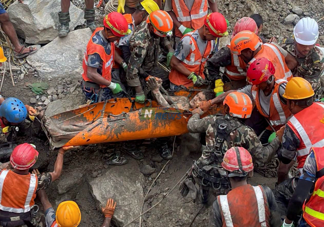 Nepal tunnel rescue